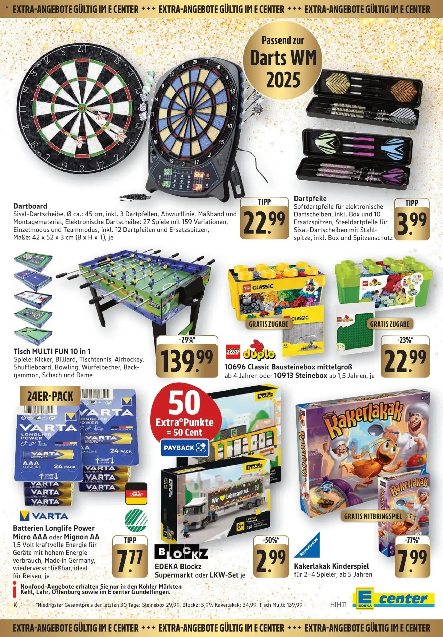 Edeka prospekt Emmendingen	 – gültig ab 15.12.2025 | Seite: 46 | Produkte: Batterien, Tisch, Box