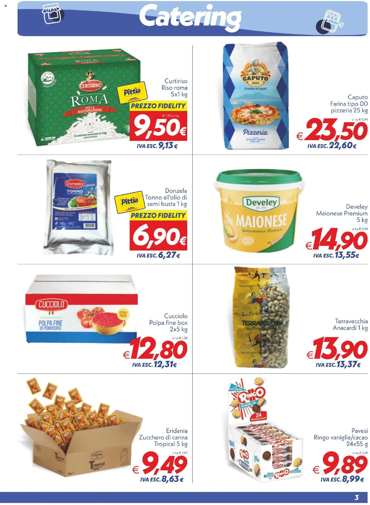 Volantino SuperConveniente del 03.02.2026 | Pagina: 3 | Prodotti: Maionese, Zucchero, Tonno, Terra