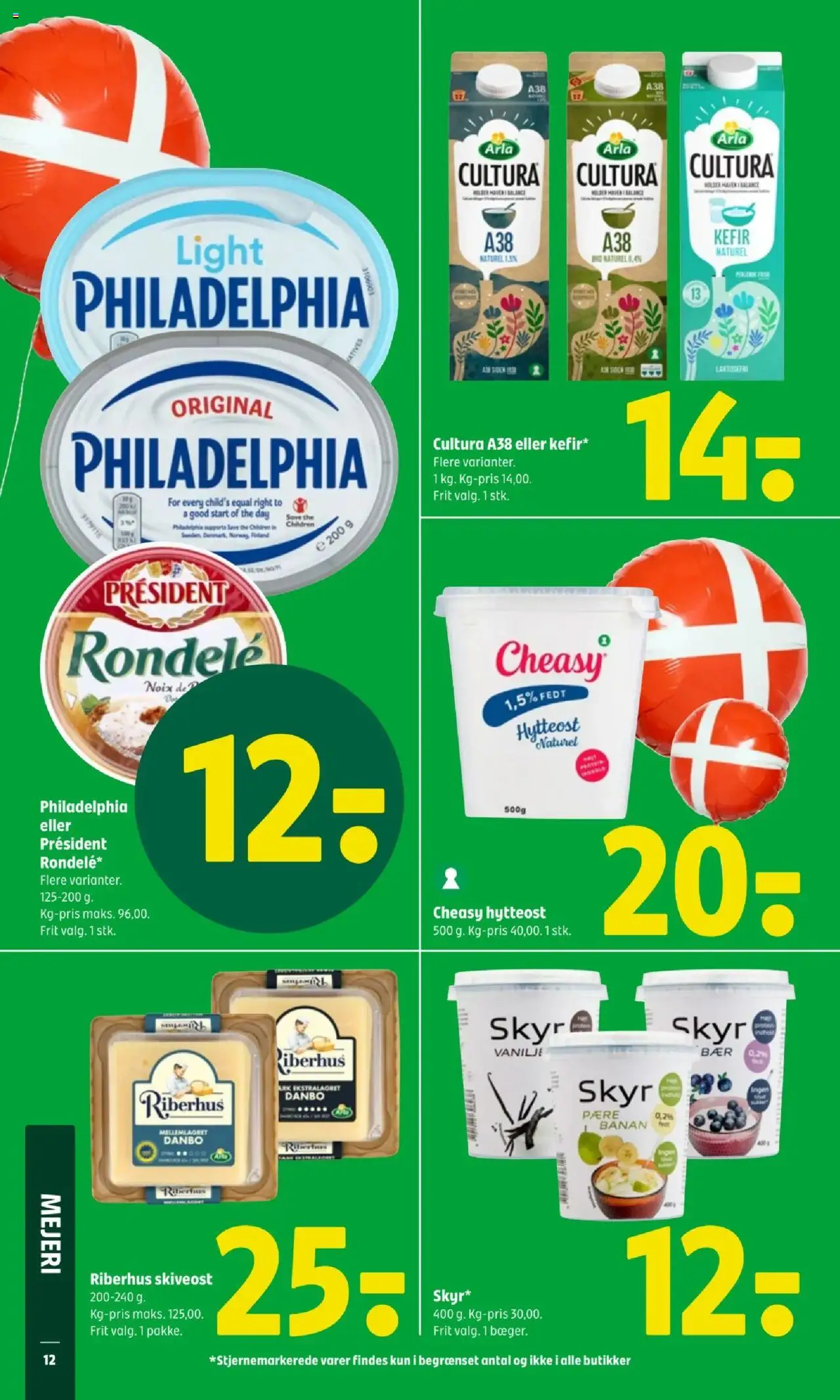 Coop 365 tilbudsavis – gyldig fra 11.09.2025 | Side: 14 | Produkter: Skyr, Hytteost, Skiveost, Vanilje