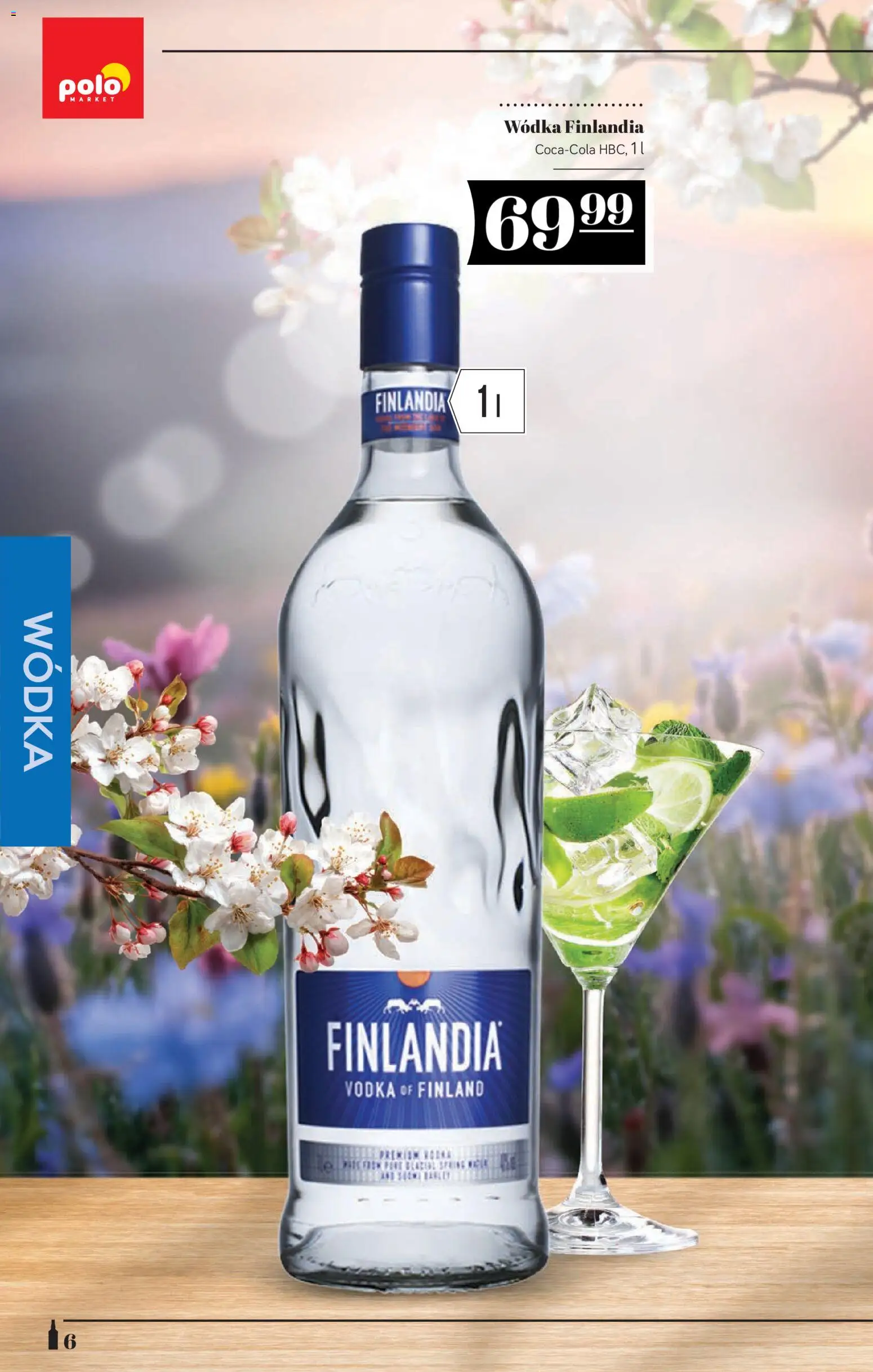 POLOmarket katalog - Alkoholi od 09.04.2026 | Strona: 6 | Produkty: Wódka finlandia, Vodka, Wódka