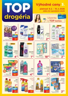 TOP Drogéria leták platný od 09.02.2026