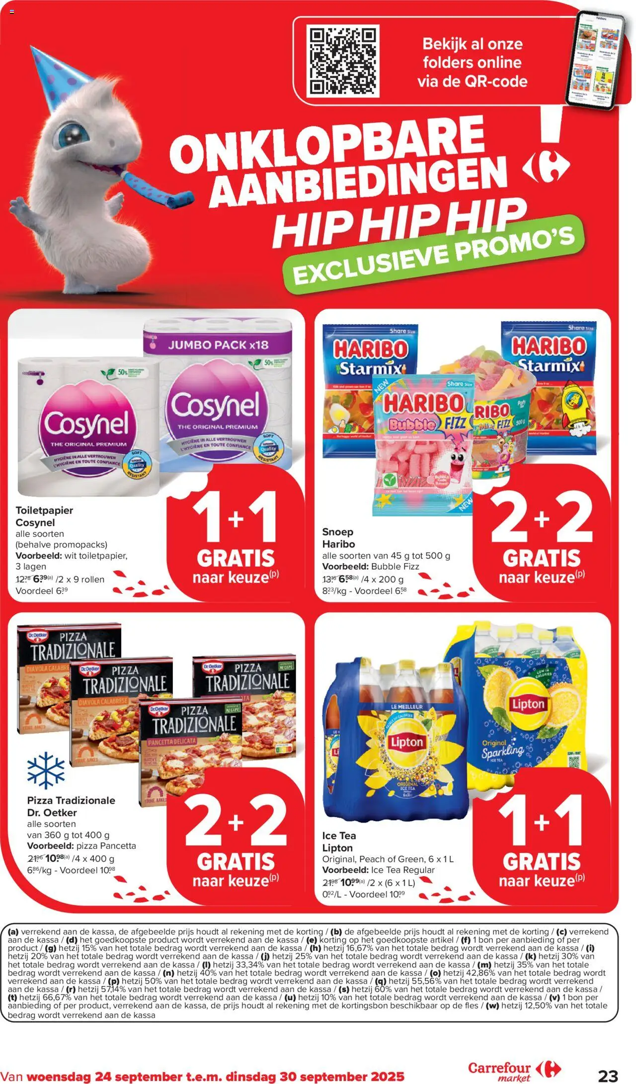  | Pagina: 23 | Producten: Pizza, Fles, Snoep, Folders
