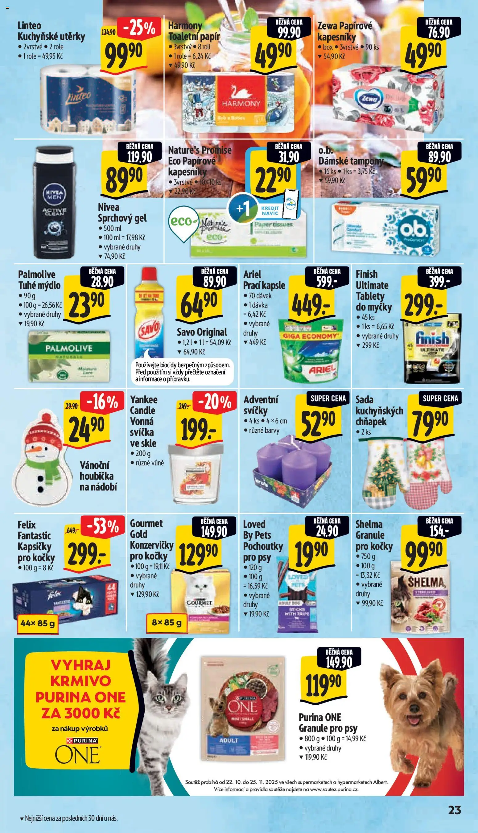 Albert leták - Supermarket od 19.11.2025 | Strana: 31 | Produkty: Felix, Mýdlo, Nivea, Savo