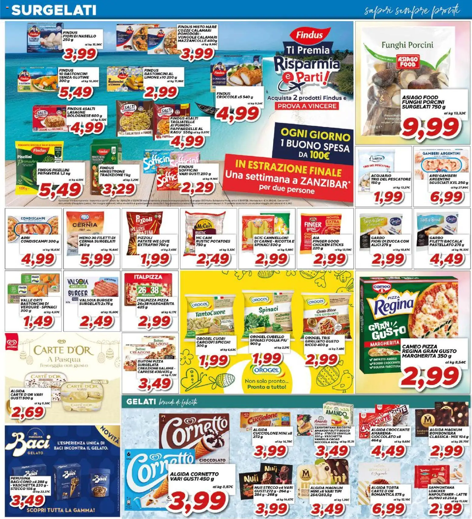 Volantino Ma Supermercati del 27.03.2026 | Pagina: 16 | Prodotti: Minestrone, Cornetto, Vongole, Alici