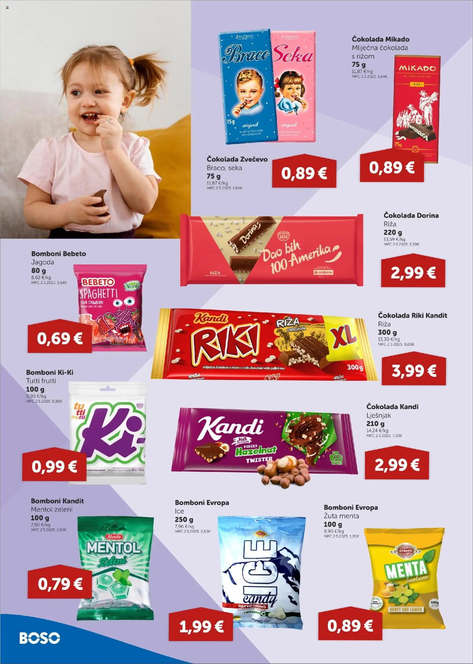 Boso katalog | vrijedi od 06.11.2025 | Stranica: 8 | Proizvodi: Dorina, Čokolada, Riža, Lješnjak