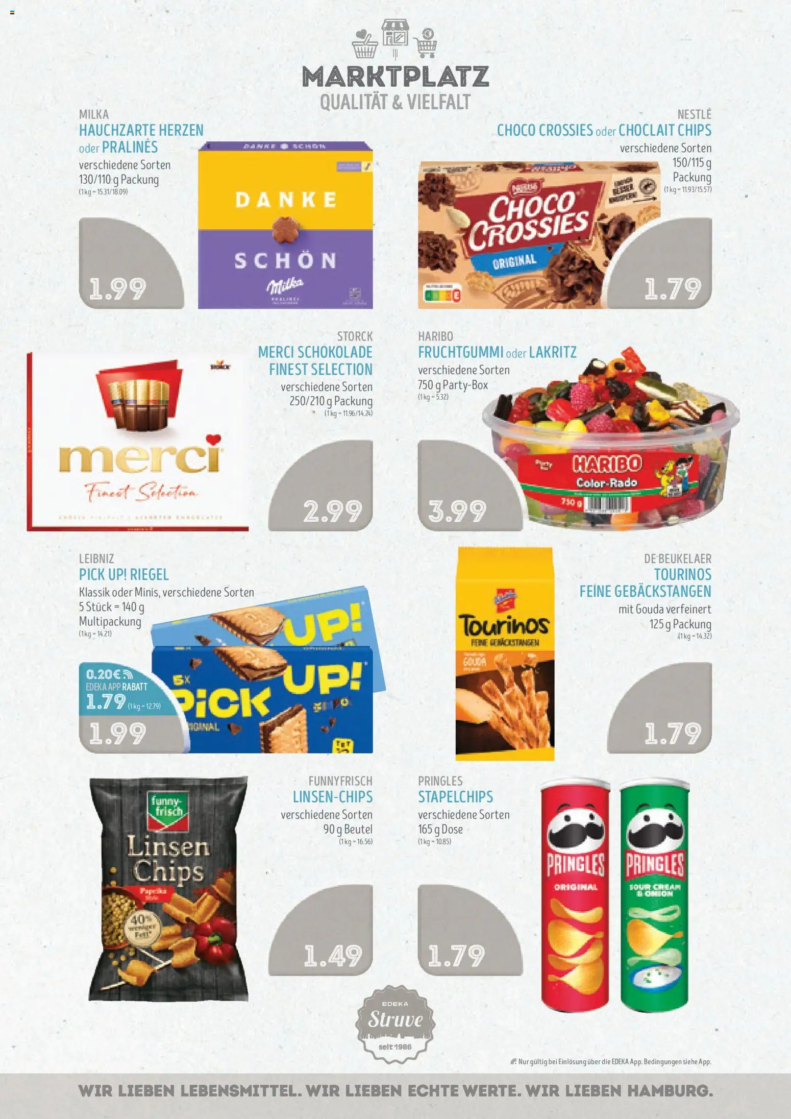Edeka Struve Prospekt 	 – gültig ab 03.11.2025 | Seite: 11 | Produkte: Merci, Haribo, Schokolade, Chips