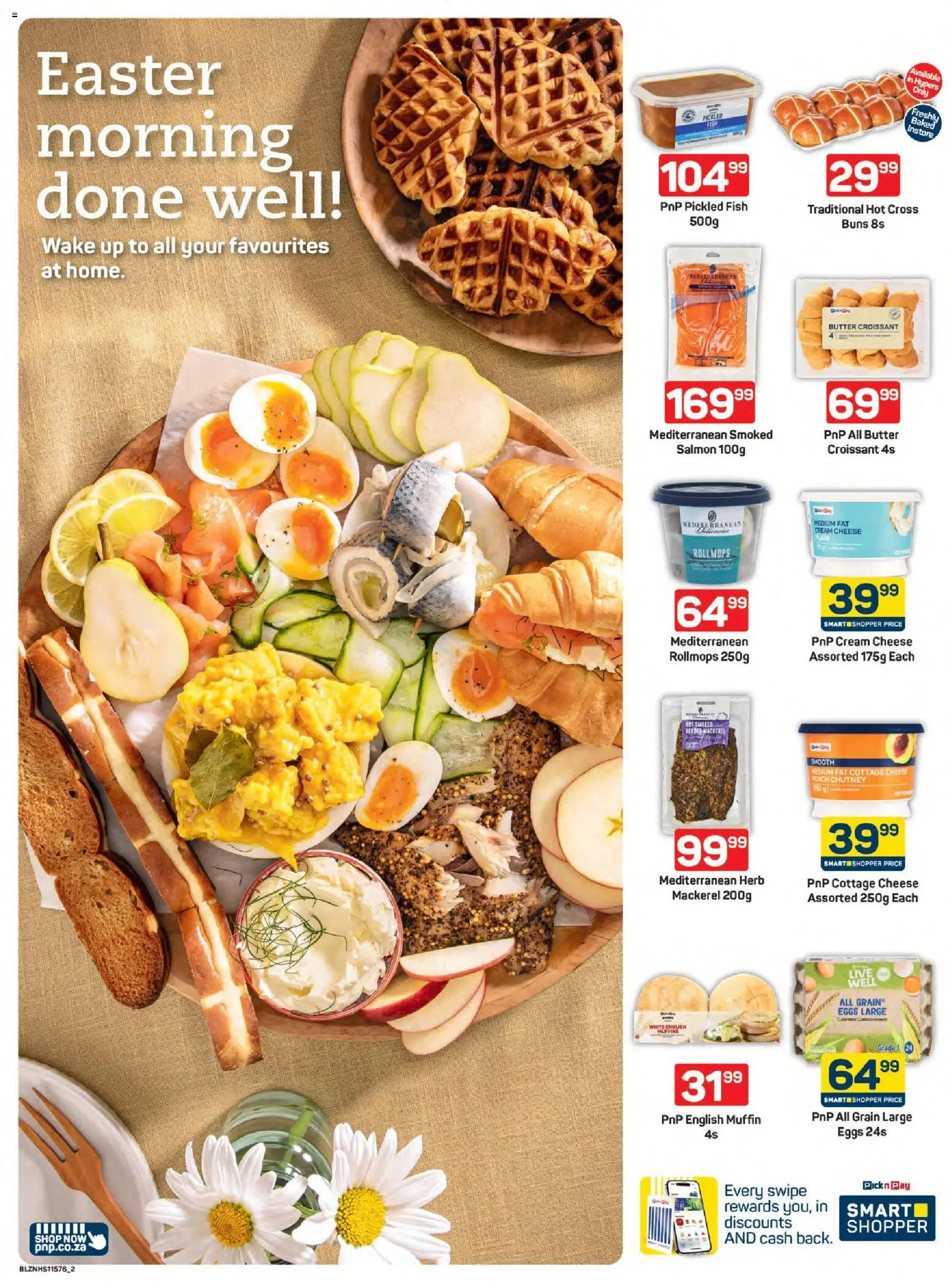 New Pick n Pay catalogue – valid from 16.03.2026 | Page: 2 | Products: Cheese, Fish, Cream, Peach