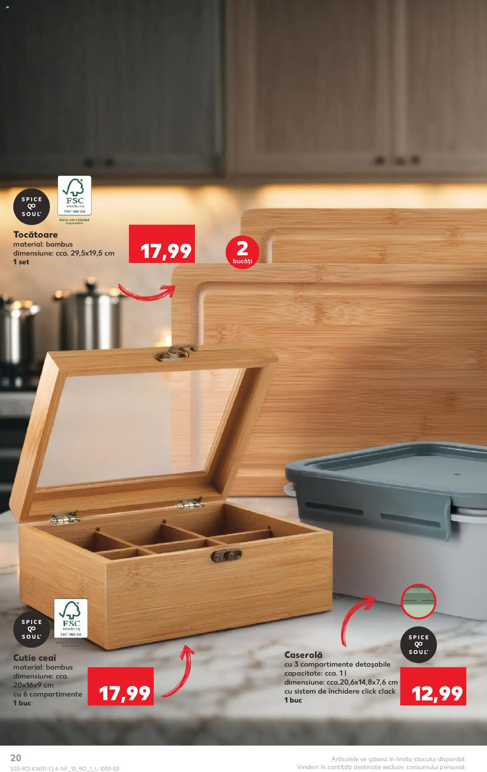 Noul catalog Kaufland – valabil de la 31.12.2025 | Pagină: 20 | Produse: Cutie, Su sebili, Ceai