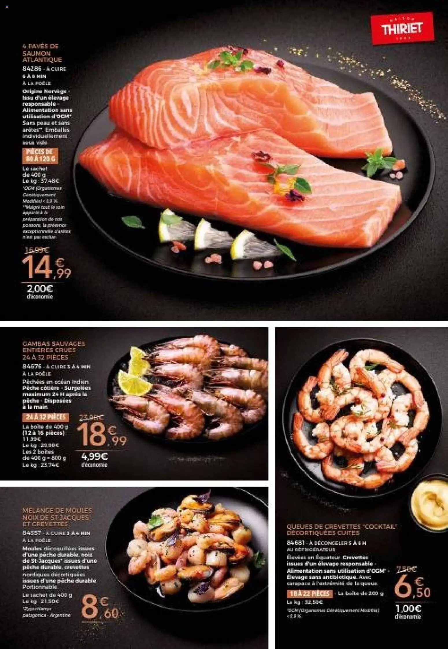 {H1} | Page: 21 | Produits: Réfrigérateur, Crevettes, Saumon, Noix