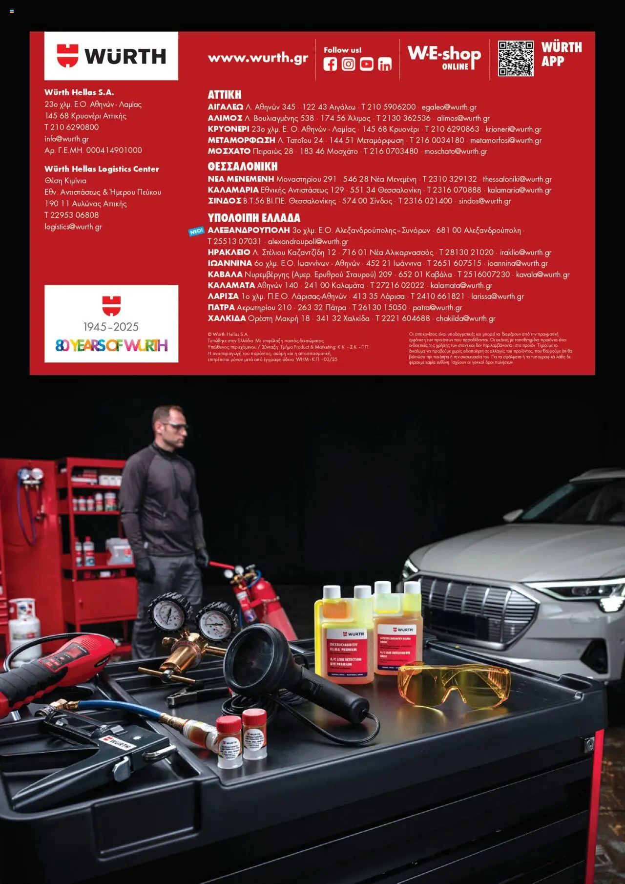 WURTH - Garage Equipment – σε ισχύ από 01.10.2025 | Σελίδα: 40