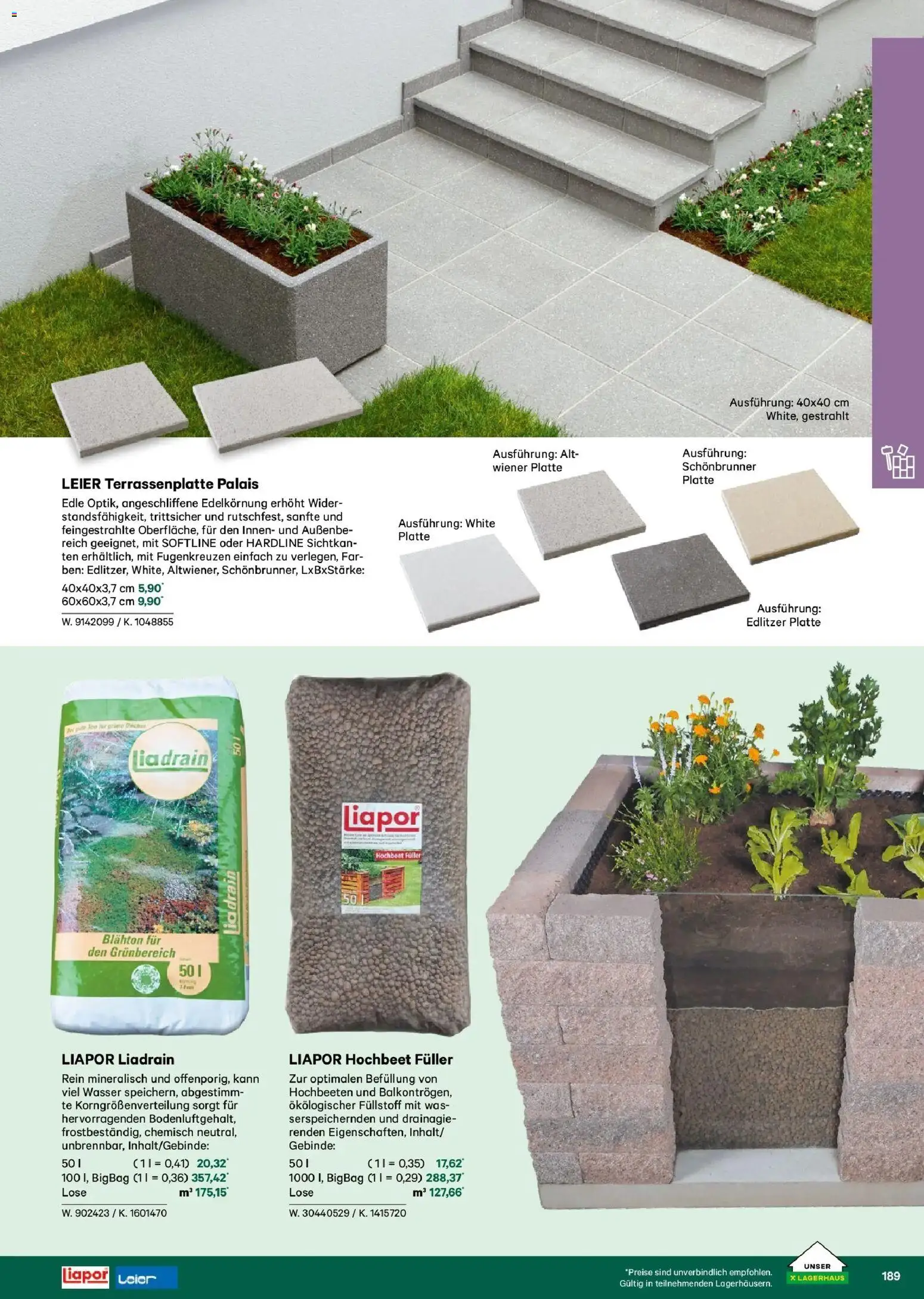 Lagerhaus Garten & Freizeit Katalog 2026 - Schweiggers, Bad Aussee  gültig ab 01.03.2026 | Seite: 189 | Produkte: Wasser