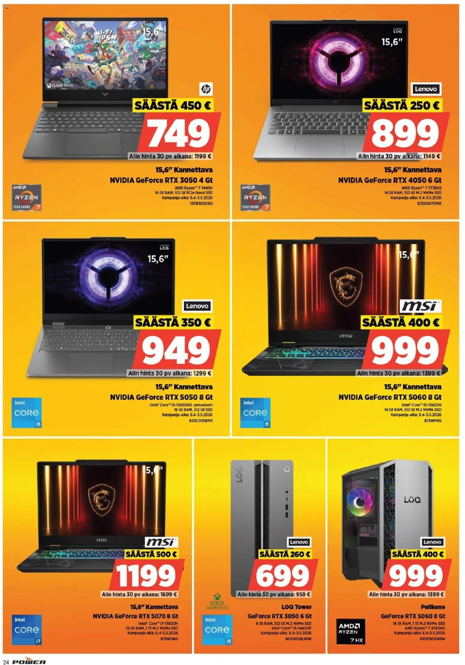 Power tarjoukset – voimassa 20.04.2026 alkaen | Sivu: 25 | Tuotteet: Xbox