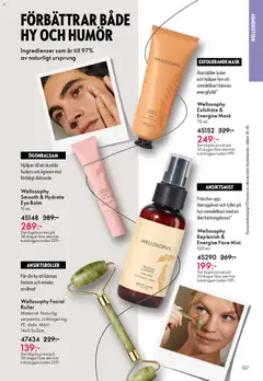 Wellosophy Exfoliate & Energise Mask, Återställer lyster och hjälper hyn att omedelbart kännas energifylld. 75 ml. - Förhandsvisning av reklamblad från butik Oriflame aktuell från 29.10.2025 | Sida: 107