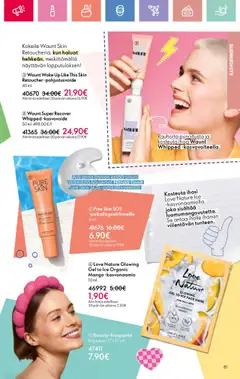 Love Nature Glowing Gel to Ice Organic Mango -kasvonaamio, 10 ml kasvonaamio – voimassa 24.08.2025 alkaen | Sivu: 81