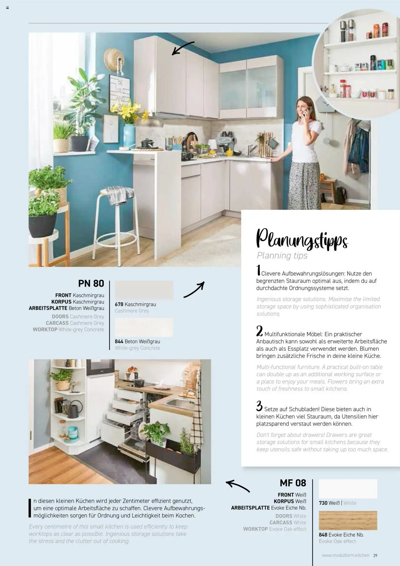 Ostermann Modulform Küchenprospekt  – gültig ab 26.05.2025 | Seite: 29 | Produkte: Blumen, Kuchen