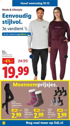 Esmara Dames-thermo-legging of -panty, Maten: S t/m XL - Voorbeeld van een folder van Lidl, geldig van 10.12.2025 | Pagina: 11 | Producten: Pyjama, Legging, Leggings, Panty