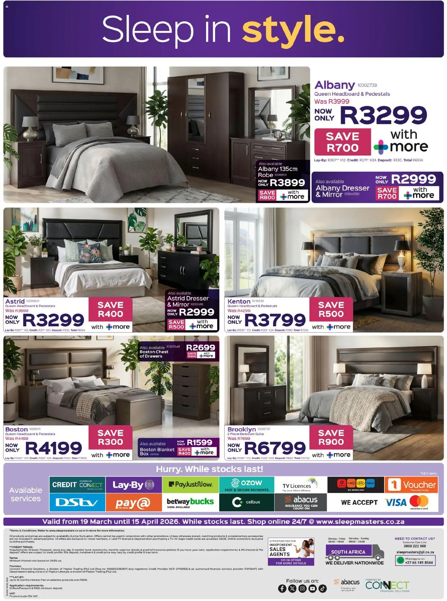 New Sleepmasters Specials catalogue – valid from 19.03.2026 | Page: 12 | Products: Blanket, TV, Box, Mirror