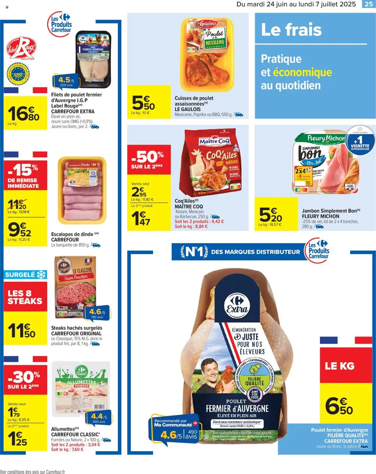  | Page: 27 | Produits: Paprika, Cuisses de poulet, Jambon
