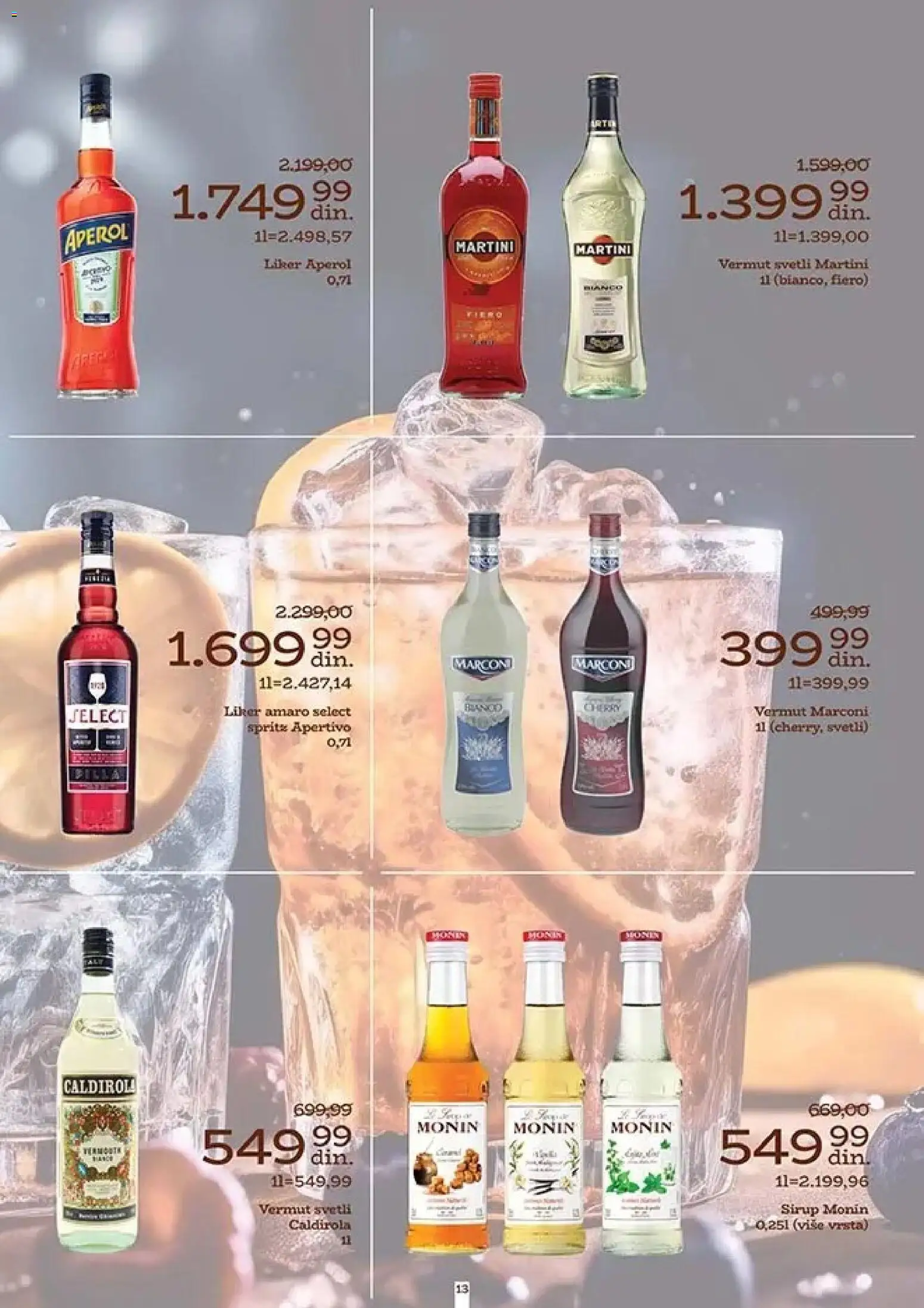 Univerexport katalog - važi od 06.11.2025 | Strana: 11 | Proizvode: Liker, Sirup