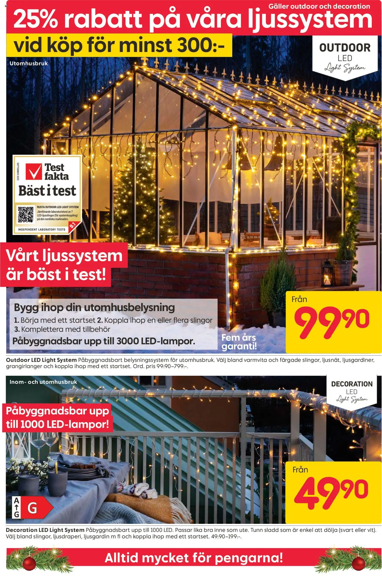 Rusta reklamblad aktuell från 24.11.2025 | Sida: 16 | Produkter: Galler, Sladd