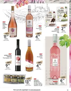 Konzum - Letak - Pregled kataloga iz trgovine Konzum, vrijedi od 13.10.2025 | Stranica: 15 | Proizvodi: Masline, Vino