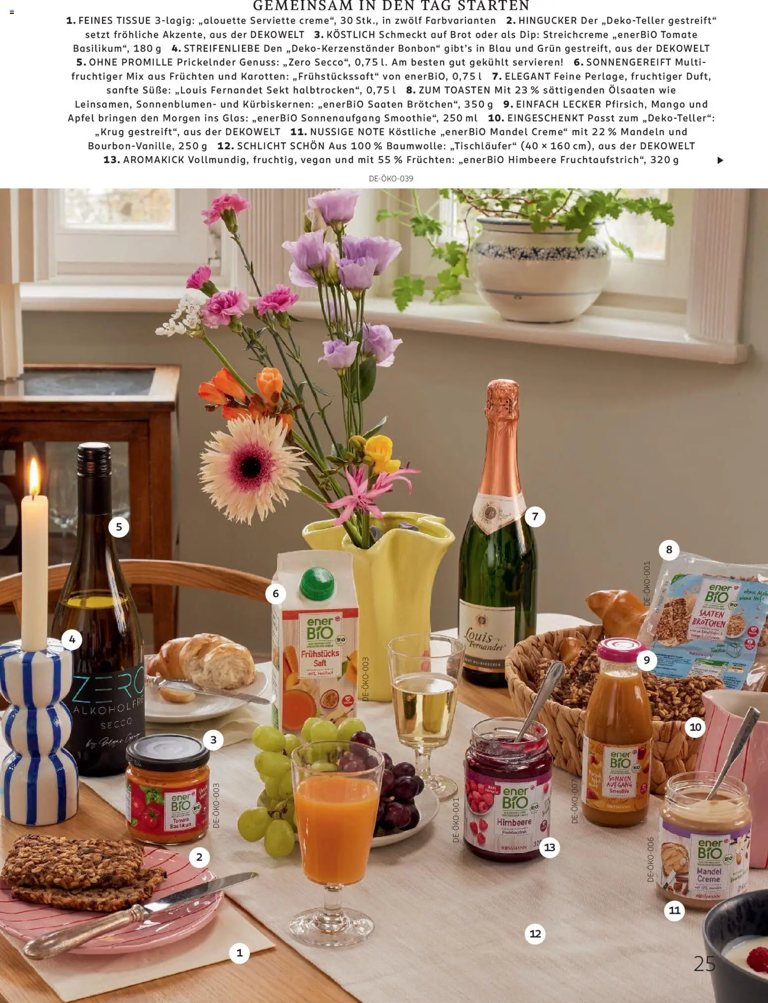 Rossmann Centaur – gültig ab 01.02.2026 | Seite: 25 | Produkte: Mandeln, Creme, Himbeere, Brot