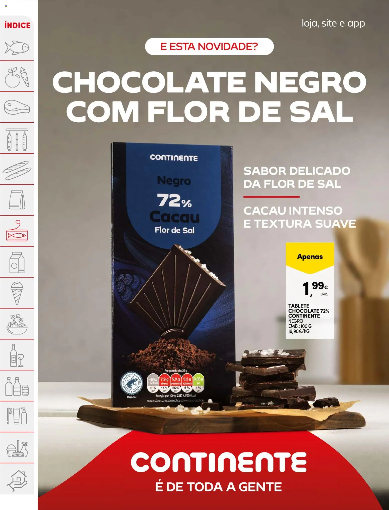 Continente folheto │ válido de 07.04.2026 | Página: 28 | Produtos: Sal, Chocolate