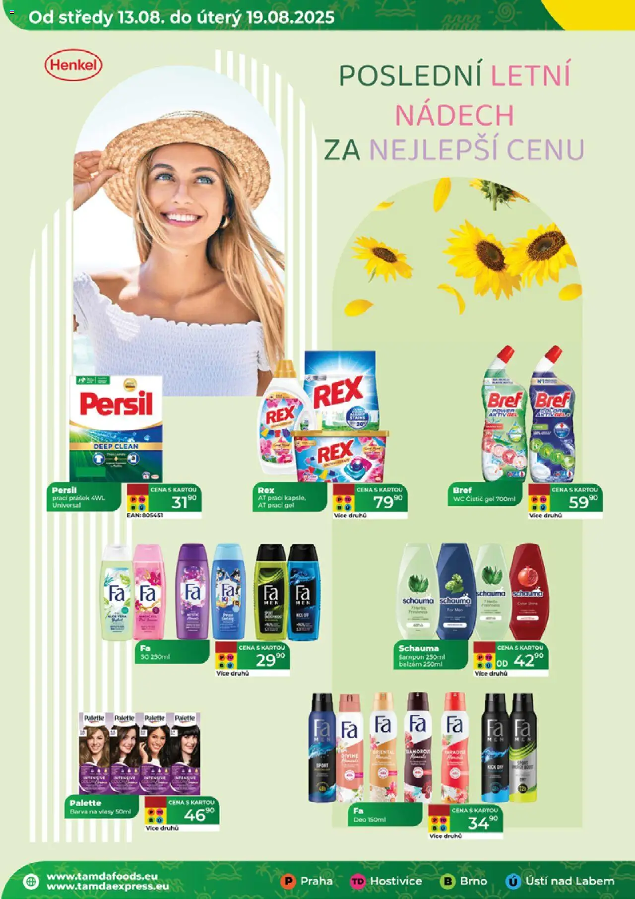 Tamda Foods leták od 13.08.2025 | Strana: 42 | Produkty: Prací Prášek, Wc, Wc čistič, Šampon