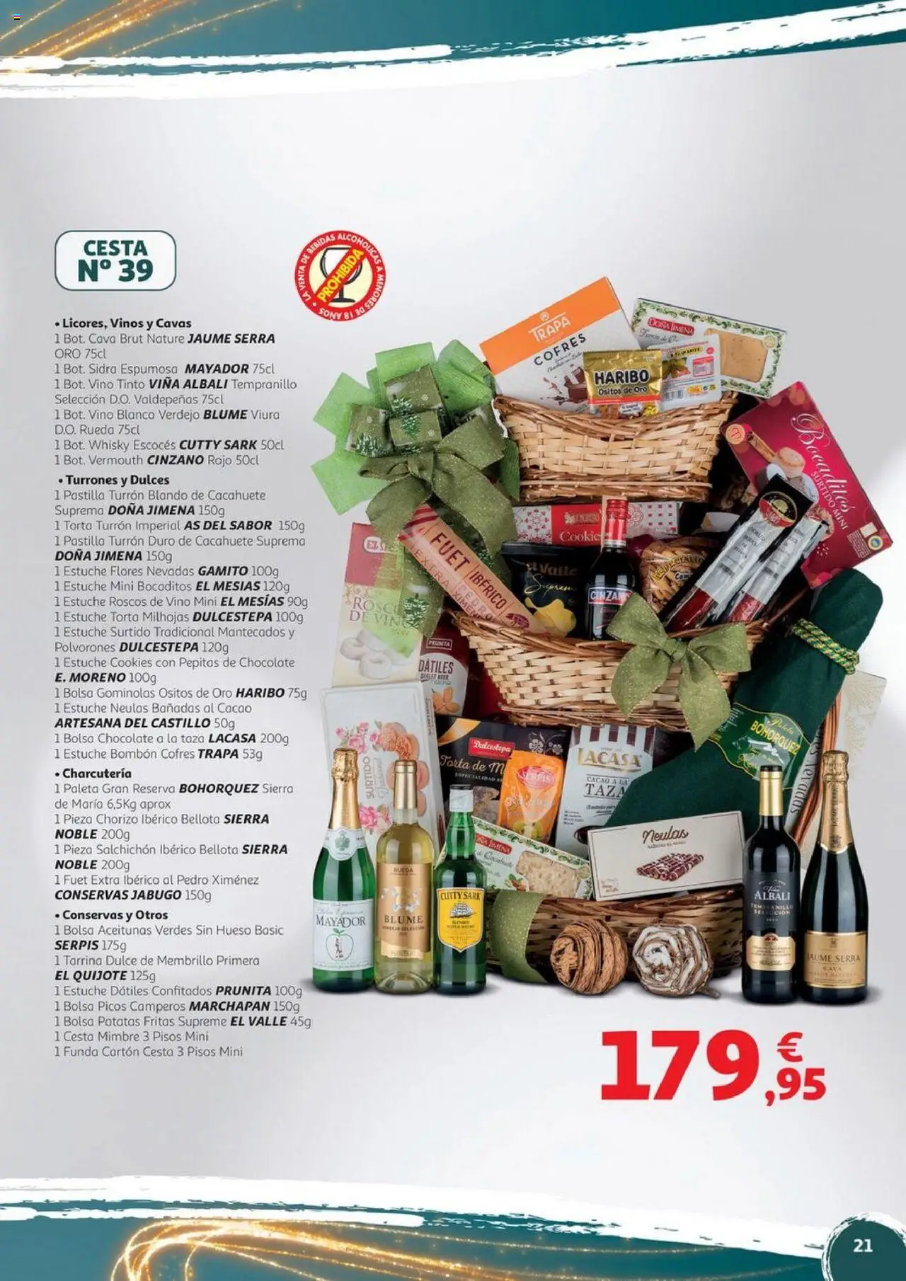 Alcampo - Alicante y Murcia │ válido desde el 06.11.2025 | Página: 21 | Productos: Chocolate, Vino, Whisky, Funda