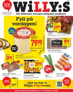 Willys - erbjudanden - Förhandsvisning av reklamblad från butik Willys aktuell från 05.01.2026