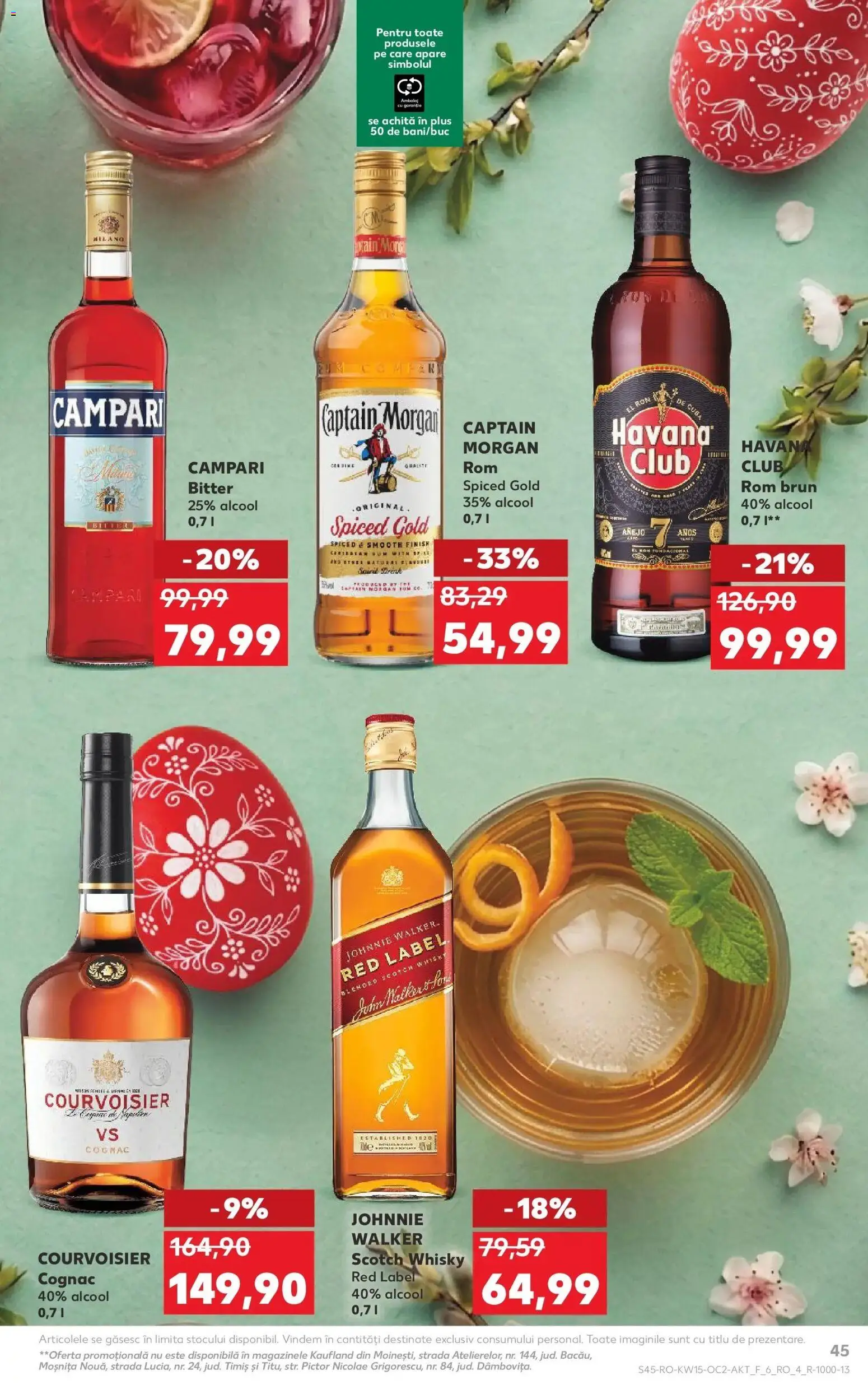 Noul catalog Kaufland – valabil de la 08.04.2026 | Pagină: 45 | Produse: Rom