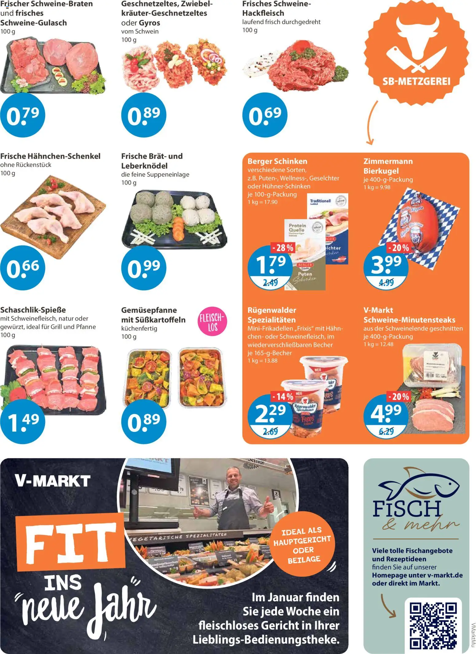 V-Markt - München – gültig ab 02.01.2026 | Seite: 3 | Produkte: Fisch, Gyros, Schinken, Fleisch