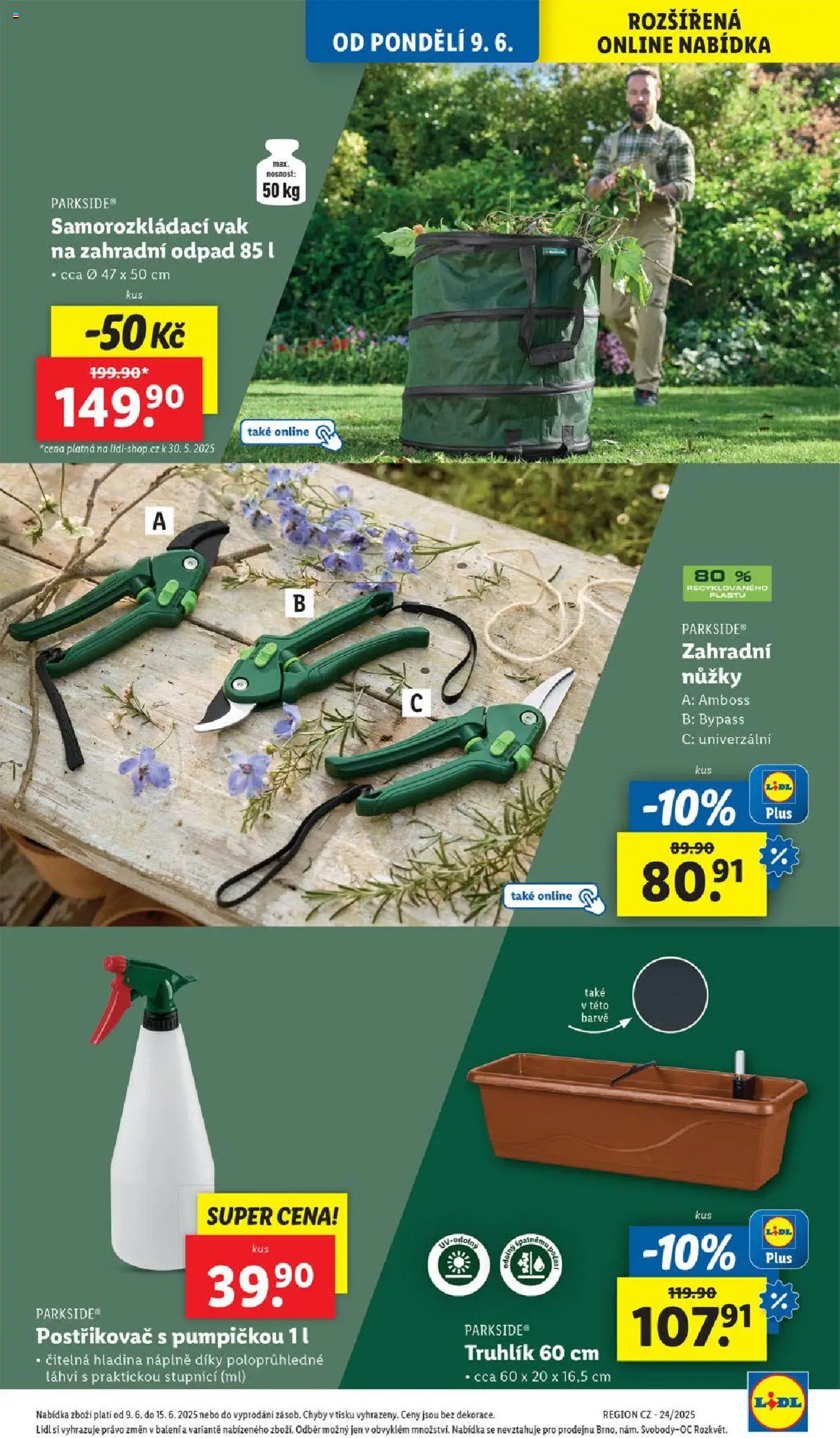 Lidl leták od 09.06.2025 | Strana: 41 | Produkty: Truhlík, Box, Parkside, Nůžky
