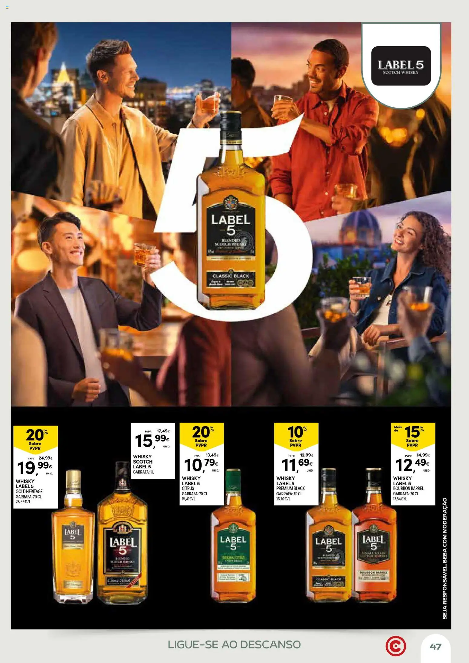 Continente Açores Momentos de pausa │ válido de 21.04.2026 | Página: 47 | Produtos: Whisky