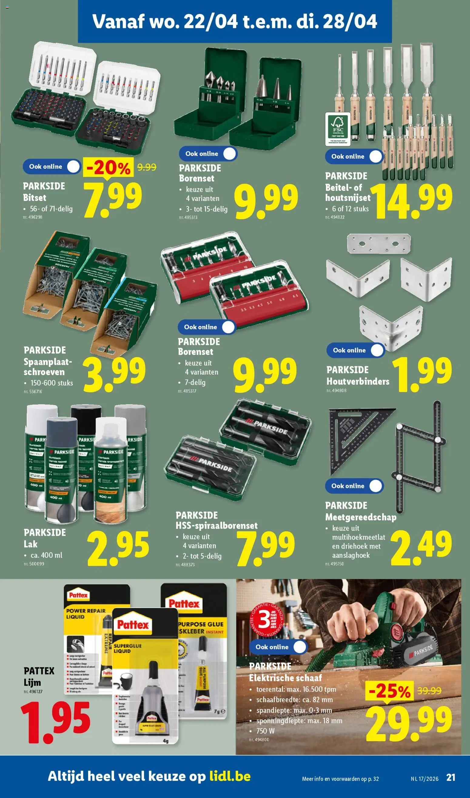 {H1} | Pagina: 21 | Producten: Lijm