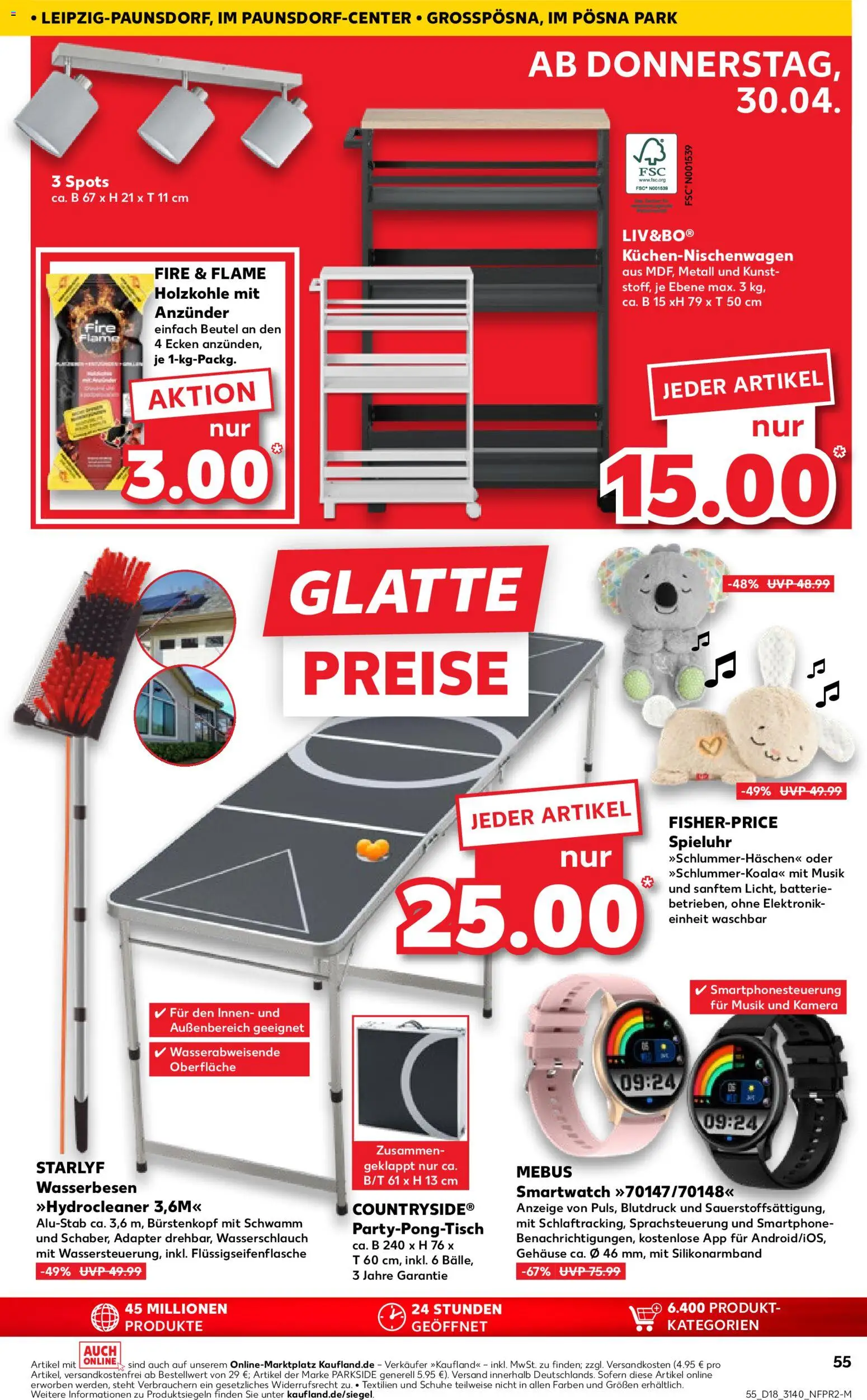 Kaufland Prospekt Leipzig	 – gültig ab 30.04.2026 | Seite: 55 | Produkte: Kamera, Adapter, Smartwatch, Smartphone