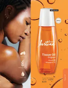 Justine specials catalogue – valid from 01.04.2026 | Page: 86 | Products: Tissue oil, Oil