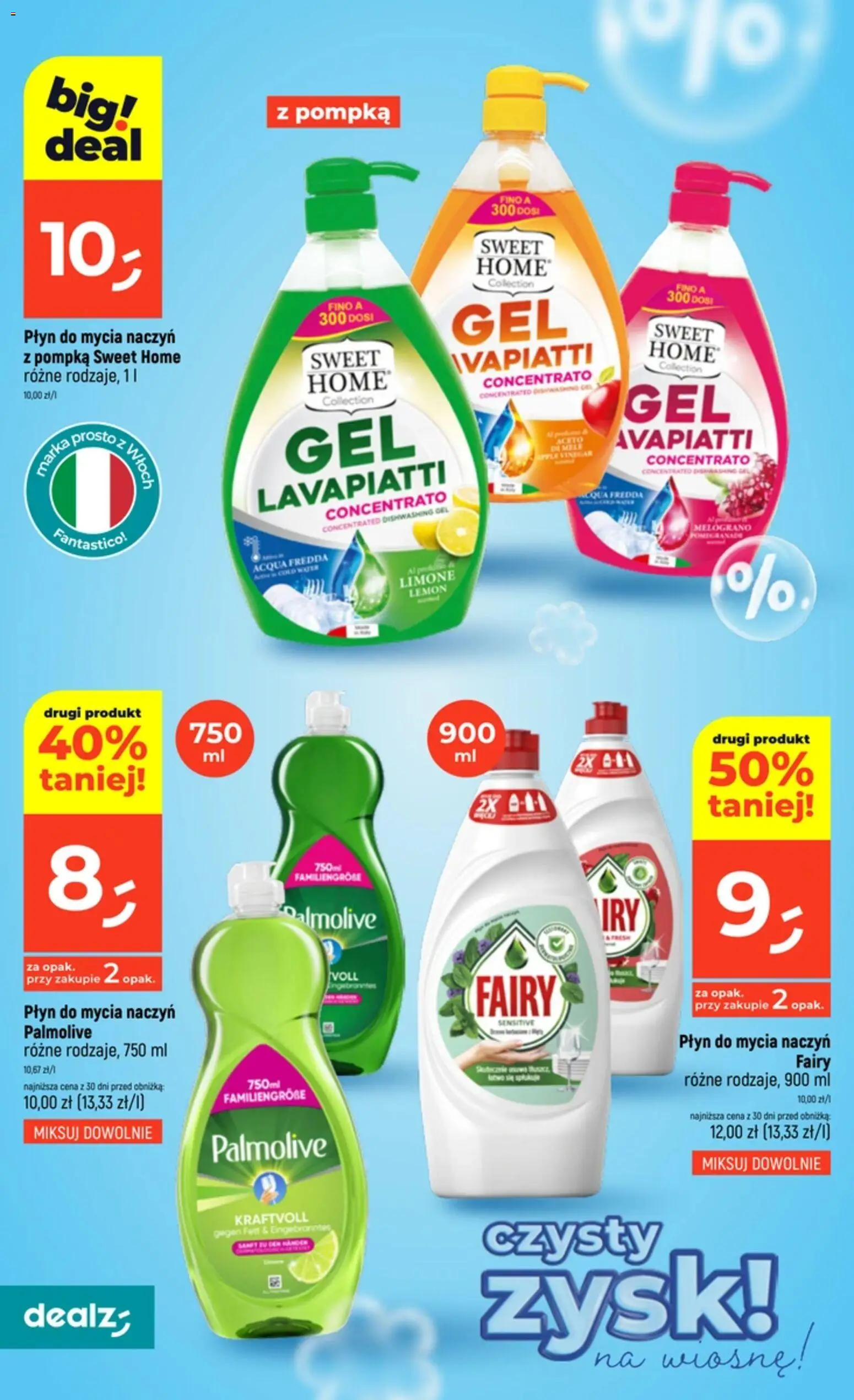 Dealz gazetka - Czysty zysk od 19.03.2026 | Strona: 6 | Produkty: Fairy, Płyn do mycia naczyń