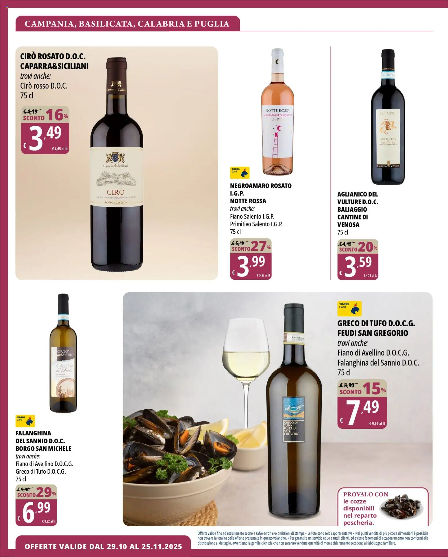 Volantino Tigros del 29.10.2025 | Pagina: 10