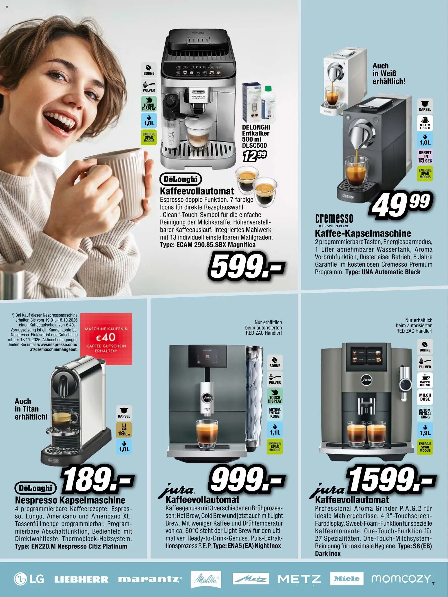 RED ZAC Flugblatt gültig ab 03.04.2026 | Seite: 7 | Produkte: Milch, Kaffee