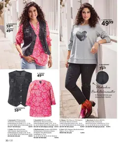 Ulla Popken Akciós újság - amely érvényes a következő dátumtól: 01.02.2026 | Oldal: 30 | Termékek: Tunika