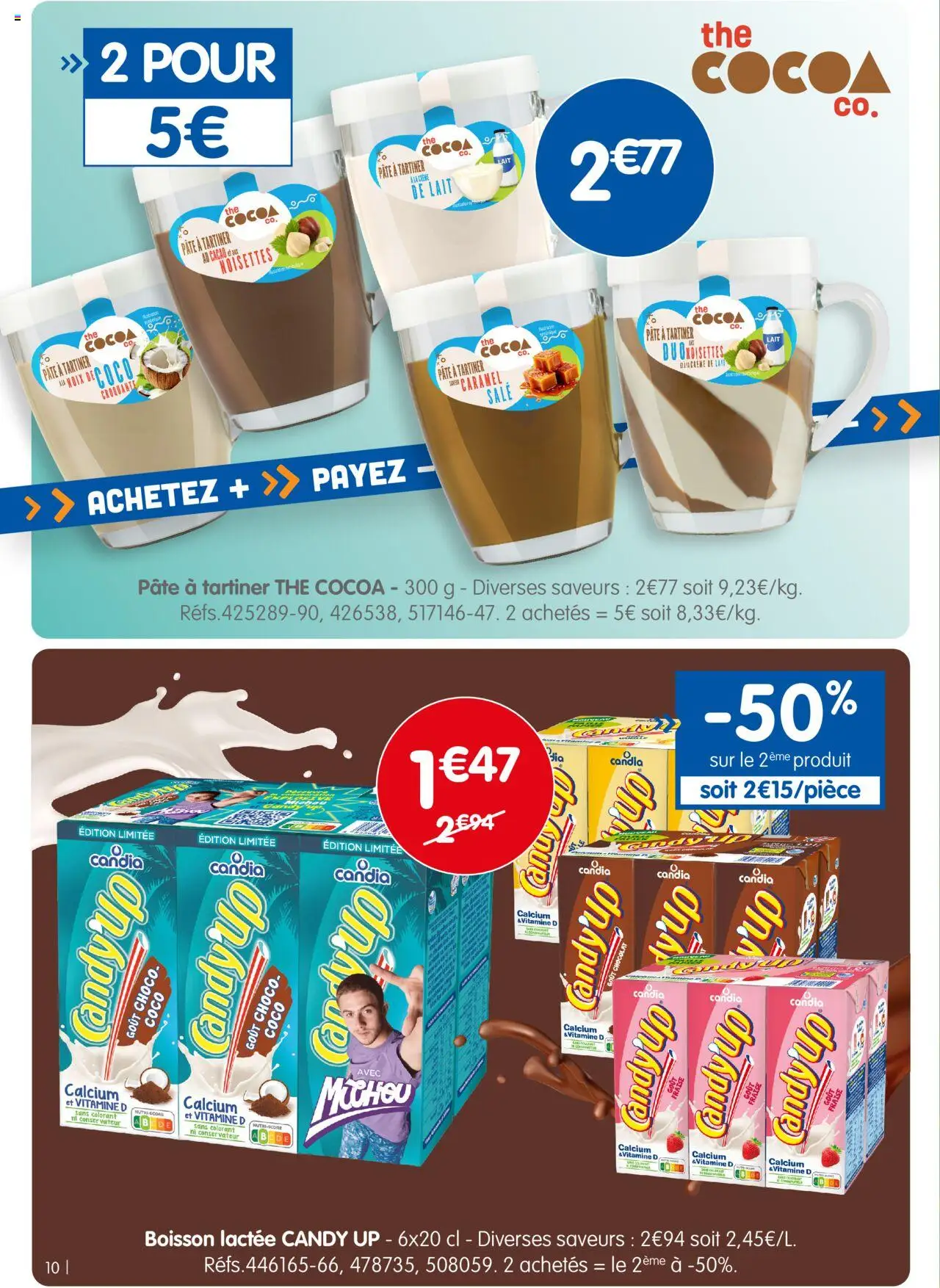  | Page: 10 | Produits: Pâte à tartiner, Chocolat, Thé, Noix