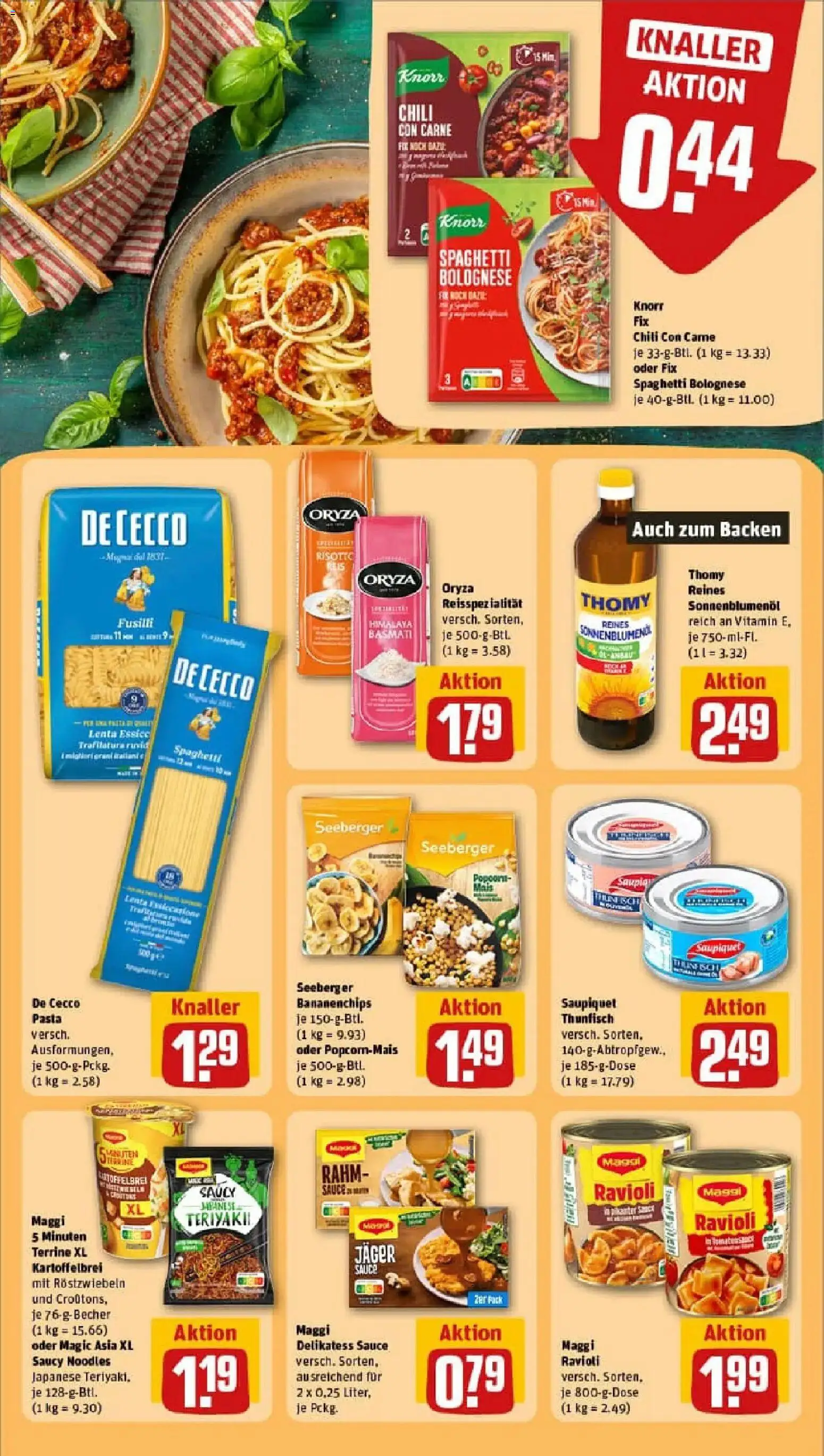 Rewe prospekt Verden	 – gültig ab 29.12.2025 | Seite: 20 | Produkte: Sonnenblumenol, Knorr, Chili, Pasta