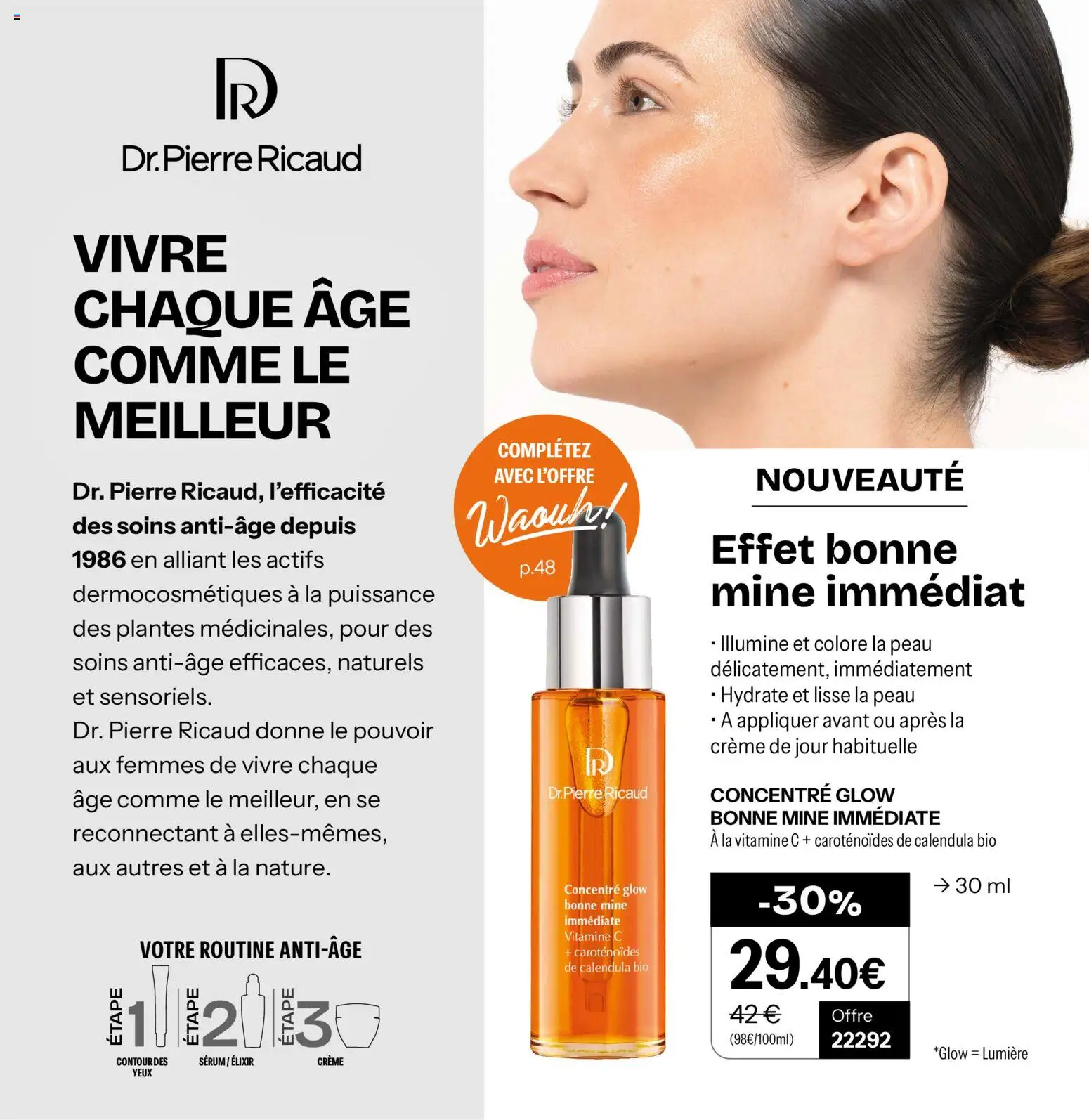 {H1} | Page: 34 | Produits: Serum, Plantes, Crème de jour, Crème