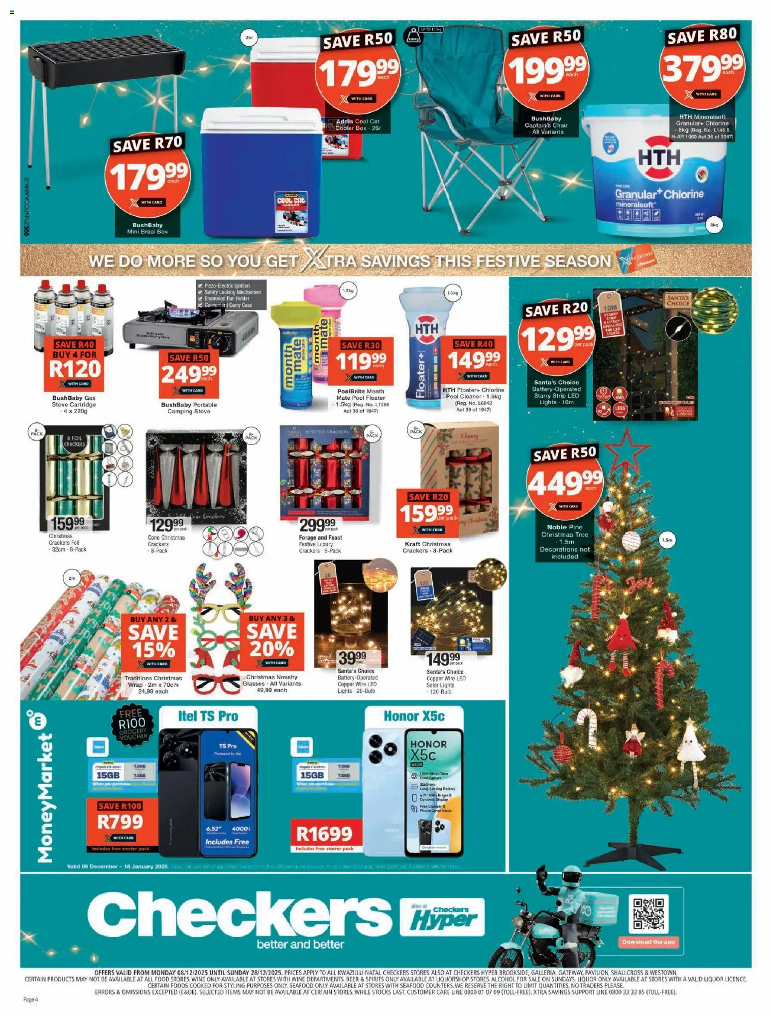 New Checkers catalogue – valid from 08.12.2025 | Page: 16 | Products: Case, Chair, Cooler, Seafood