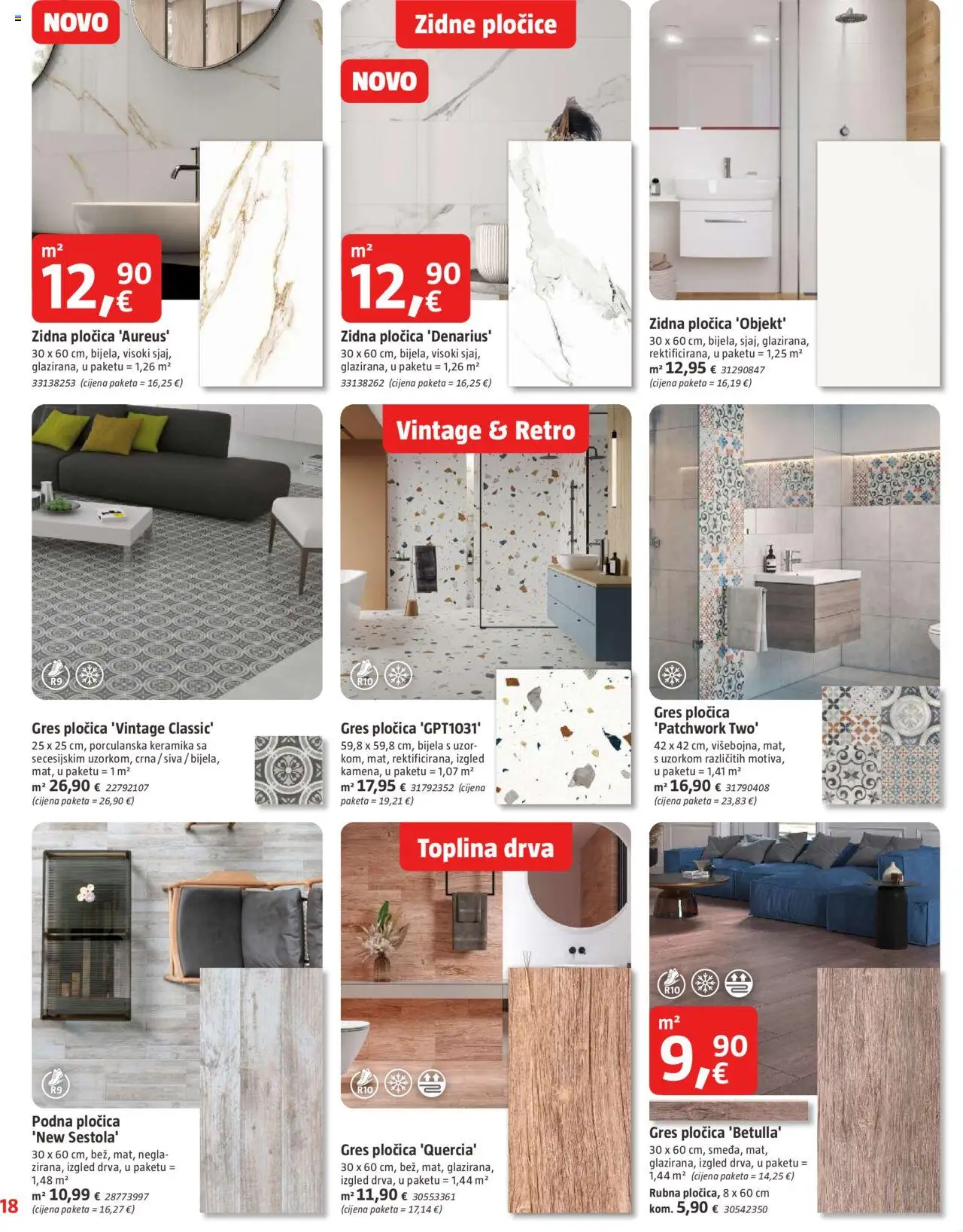 Bauhaus katalog | vrijedi od 01.10.2025 | Stranica: 18 | Proizvodi: Pločice