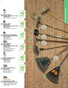 Brico E.Leclerc - Prévisualisation de Brico E.Leclerc Guide jardin | Varennes sur seine valide à partir de 18.02.2025 | Page: 31 | Produits: Gazon, Balai, Rateau