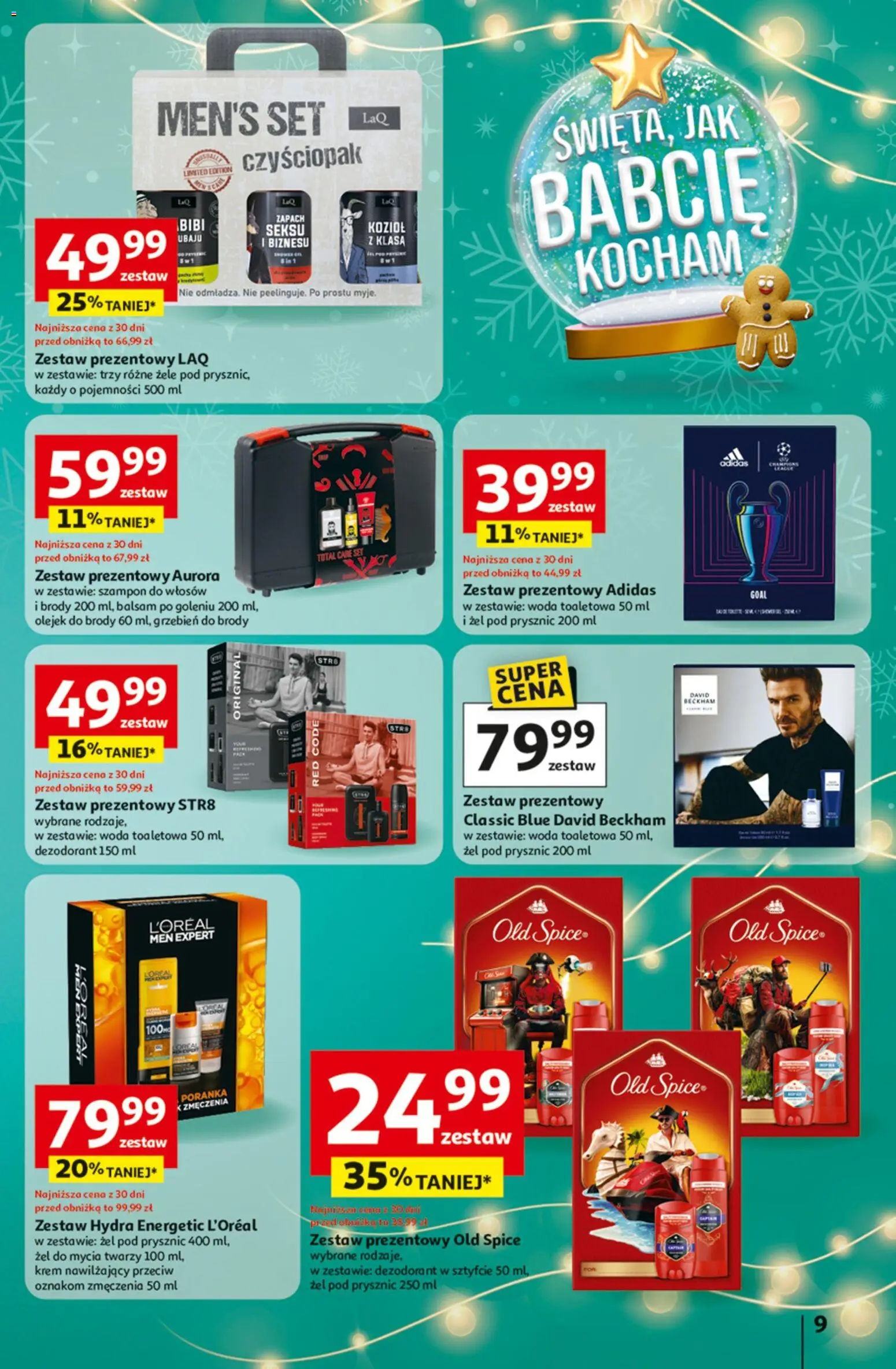 Auchan Black Friday od 20.11.2025 | Strona: 9 | Produkty: Prysznic, Zapach, Old spice, Woda