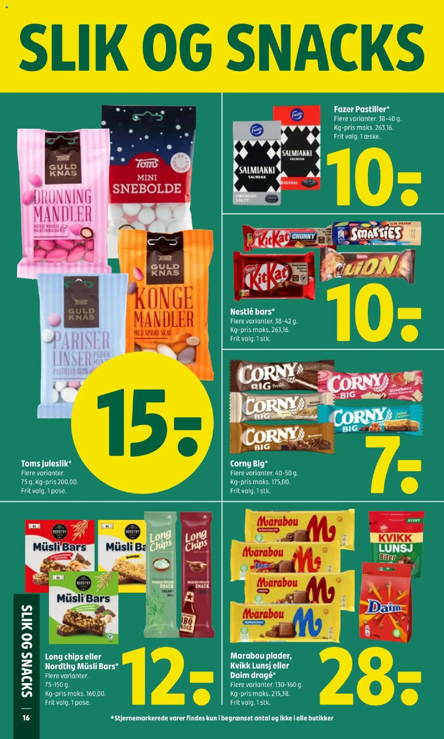 Coop 365 tilbudsavis – gyldig fra 13.11.2025 | Side: 22 | Produkter: Chips, Mandler, Linser, Müsli