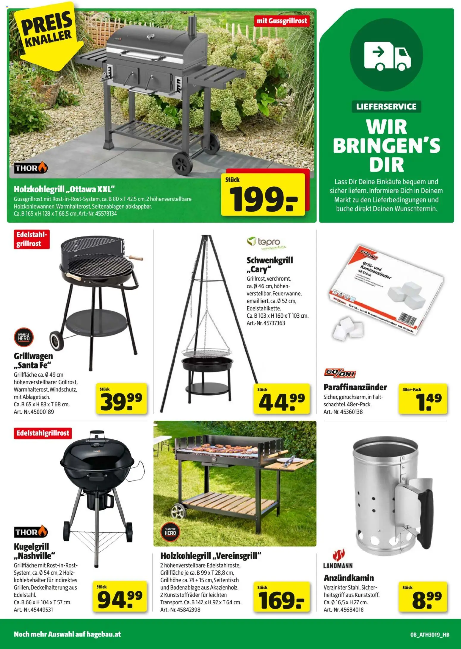 Hagebau Flugblatt gültig ab 27.04.2026 | Seite: 8 | Produkte: Grill